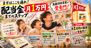 月1万円の配当までにやった3つのこと｜高配当株の始め方