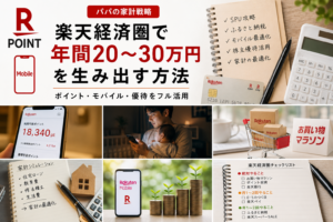 楽天経済圏で年間30万円節約できた話｜5千万ローンパパの1年間の記録
