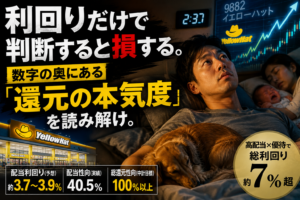 イエローハット配当＋優待で利回り7%超｜2026年最新決算で買い時を判断する