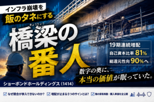 ショーボンドHD 19年増配の理由｜5000万ローンパパが惚れた財務の正直さ