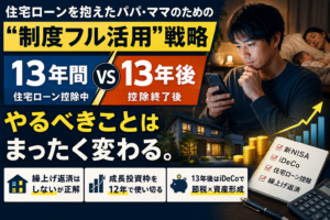 住宅ローン控除中はiDeCoよりNISAを先に埋める理由　