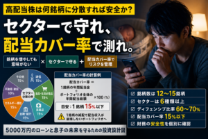 高配当株は何銘柄に分散すれば安全か？配当カバー率の話