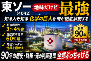 山口県発・地元企業に投資してみた話｜東ソーと地方株の探し方