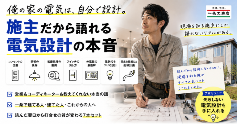 電気工事士が一条で家を建てた全記録
